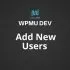 Add New Users