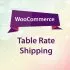 WooCommerce Table Rate Shipping